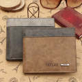 *LOCAL STOCK* Men's Leather Bifold Wallet - Grey