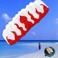 Braided Line Flame Parachute Sports Beach Kite