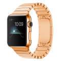 For Apple Watch 38mm Stainless Steel Watch Band(Rose Gold)