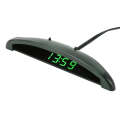 2 in 1 Car LED Digital Display Thermometer Clock(Green)