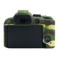 For Canon EOS R10 Soft Silicone Protective Case (Camouflage)