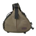 CADEN Triangle Shape Tscope Sling Shoulder Cross Digital Camera Bags Case Soft Bag with Rain Cove...