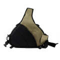 CADEN Triangle Shape Tscope Sling Shoulder Cross Digital Camera Bags Case Soft Bag with Rain Cove...