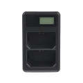 Dual Channel Digital LCD Display Battery Charger with USB Port for Sony NP-FZ100 Battery, Compati...