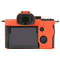 For Sony ILCE-7RM5 / Alpha 7R V Soft Silicone Protective Case (Orange)