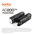 Godox AD200 Pro Pocket Flash Light  TTL HSS 2.4G Wireless X System Outdoor Flash Speedlight(US Plug)