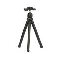 Fotopro RM-80 Mini Desktop Tripod Mount + MH-8 Ball Head with 1/4 inch Screw & Phone Clamp(Black)