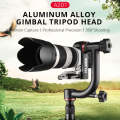 YELANGU  A201 360 Degree Horizontal Gimbal Tripod Head for DV and SLR Cameras (Black)