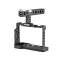 YELANGU C24 Video Camera Cage Stabilizer Kit with Handle for Sony Alpha 7C / A7C / ILCE-7C (Black)