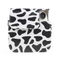 Milk Cow Full Body PU Leather Case Camera  Bag with Strap for FUJIFILM instax mini 7+