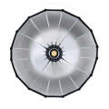 TRIOPO KP2-60 60cm Speedlite Flash Deep Parabolic Softbox Bowens Mount Diffuser(Black)
