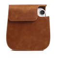 Retro Full Body Camera Leather Case Bag with Strap for FUJIFILM Instax mini 11 (Brown)