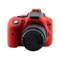 Soft Silicone Protective Case for Nikon D5300(Red)
