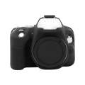For Canon EOS 200D / EOS 200D Mark II Soft Silicone Protective Case(Black)