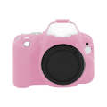 For Canon EOS 200D / EOS 200D Mark II Soft Silicone Protective Case(Pink)