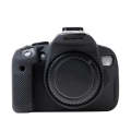 For Canon EOS 600D Soft Silicone Protective Case(Black)