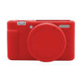 Soft Silicone Protective Case for Sony ZV-1 (Red)