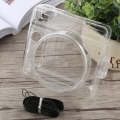 Protective Crystal Shell Case with Strap for FUJIFILM instax SQUARE SQ6 (Transparent)