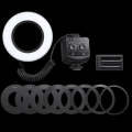 Godox Ring72 Macro Ring 48 LED Flash Light with 8 Different Size Adapter Rings(Black)