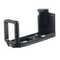 Vertical Shoot Quick Release L Plate Bracket Base Holder for FUJI X-E1 (Black)