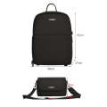 CADeN Camera Layered Laptop Backpacks Large Capacity Shockproof Bags, Size: 42 x 17 x 30cm (Black)