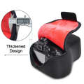 CADeN H6 Shockproof Waterproof Camera Liner Neoprene Bag Case, Size: 17 x 10.5 x 22cm (Black Red)
