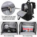 CADeN L5 III Multi-function Digital Camera Dual Shoulders Bag Backpack (Black)