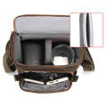 CADEN N1 Large Retro Multifunctional Canvas Waterproof Digital Camera Photography Shoulder Bag(Co...