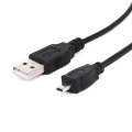 5 PCS 1.5m Mini 8 Pin USB to USB 2.0 Data Charging Cable for Nikon D5100 / D610(Black)
