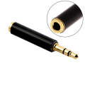 5 PCS 3.5mm Audio 4 Pole Female to 3 Pole Male Microphone Adapter(Black)