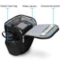 CADEN D1 Waterproof Crossbody Shoulder SLR Camera Bag, Size: 19 x 13x 21cm (Black)