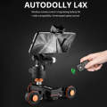 YELANGU L4X Camera Wheel Dolly + PC03 Phone Clamp with Remote, Load: 3kg