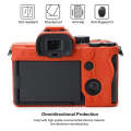 Soft Silicone Protective Case for Sony A7 IV (Orange)
