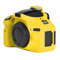 Soft Silicone Protective Case for Nikon D5200 (Yellow)