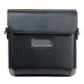 For FUJIFILM instax Link WIDE Full Body PU Leather Case Bag with Strap(Black)