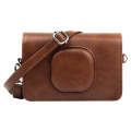 For Kodak Mini Shot2 C210 instax Full Body Camera PU Leather Case Bag with Strap(Brown)