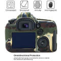 For Canon EOS 7D Mark II Soft Silicone Protective Case (Camouflage)