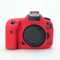 For Canon EOS 7D Mark II Soft Silicone Protective Case (Red)