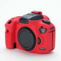 For Canon EOS 7D Mark II Soft Silicone Protective Case (Red)