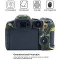 For Canon EOS R7 Soft Silicone Protective Case (Camouflage)