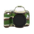 For Canon EOS 250D Soft Silicone Protective Case (Camouflage)