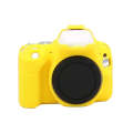 For Canon EOS 250D Soft Silicone Protective Case (Yellow)
