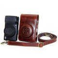 Full Body Camera PU Leather Case Bag with Strap for Ricoh GR / GRII / GRIII, Casio ZR1200 / ZR150...