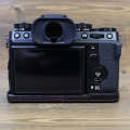 For FUJIFILM X-T5 1/4 inch Thread PU Leather Camera Half Case Base (Black)