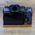 For FUJIFILM X-T5 1/4 inch Thread PU Leather Camera Half Case Base (Brown)