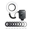 Godox ML-150II On-camera Macro Ring Flash Light with 8 Different Size Adapter Rings (Black)