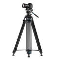 Fotopro DV-3A Heavy Duty Fluid Head Aluminum Alloy Video Tripod (Black)