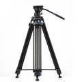 Fotopro DV-3A Heavy Duty Fluid Head Aluminum Alloy Video Tripod (Black)