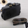 Full Body Camera PU Leather Case Bag with Strap for Fujifilm X100F (Black)