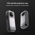 For Insta360 X3 Hollow Clear TPU Protective Case (Transparent)
